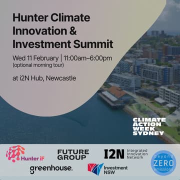 Cover Image for Hunter Climate Innovation & Investment Summit