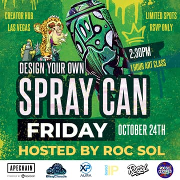 Cover Image for Art Class: Design Your Own Spray Can with Roc Sol