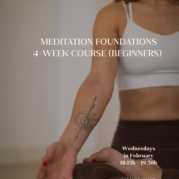 Cover Image for FOUNDATIONS OF MEDITATION — 4 Week Introduction Course