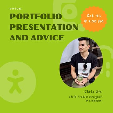 Cover Image for Speaker Series: Portfolio Presentation and Advice w/ Chris Ota