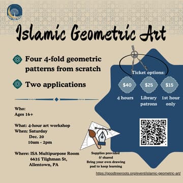 Cover Image for Geometric Islamic Art Workshop