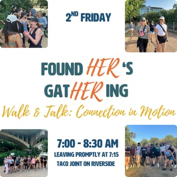 Cover Image for FoundHerβs Walk & Talk: Connection in Motion