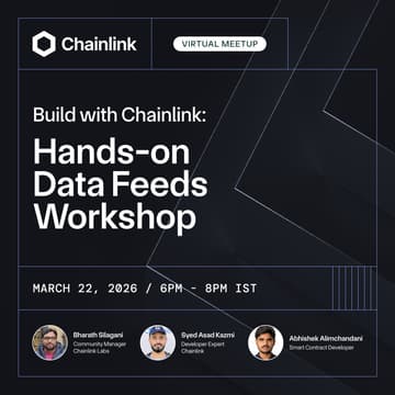 Cover Image for Build with Chainlink: Hands-on Data Feeds Workshop