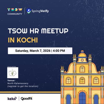 Cover Image for TSOW HR Meetup in Kochi