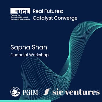 Cover Image for Real Futures: Finance Masterclass and Workshop with SIE Ventures