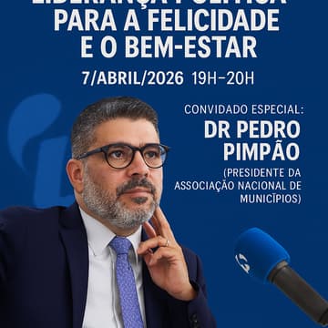 Cover Image for Webinar sobre Liderança Política para a Felicidade e Bem-Estar