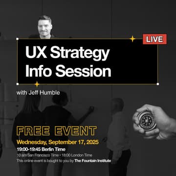 Cover Image for UX Strategy Info Session