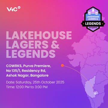 Cover Image for Lakehouse, Lagers & Legends [Bangalore]: Databricks's Unity Catalog and AI Governance