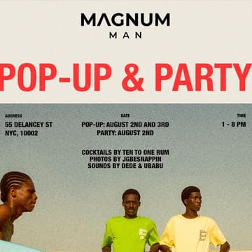 Cover Image for Magnum Man: NYC Pop-Up & Party