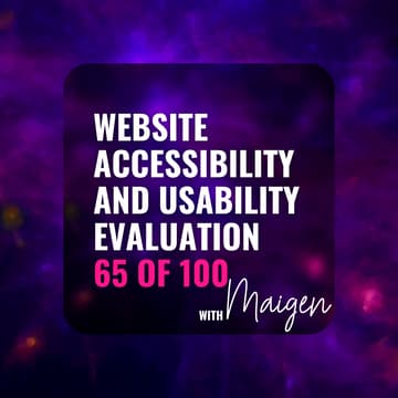 Cover Image for Website Accessibility and Usability Evaluation 65 of 100