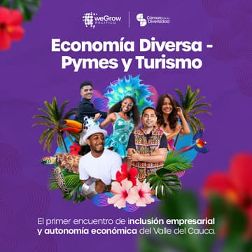 Cover Image for Inscripciones weGrow Pacífico - Economía Diversa Pymes y Turismo