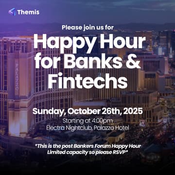 Cover Image for Themis Post Bankers Led Forum Happy Hour