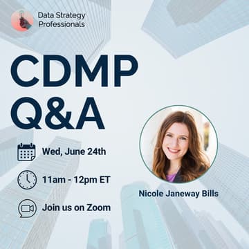 Cover Image for CDMP Q&A