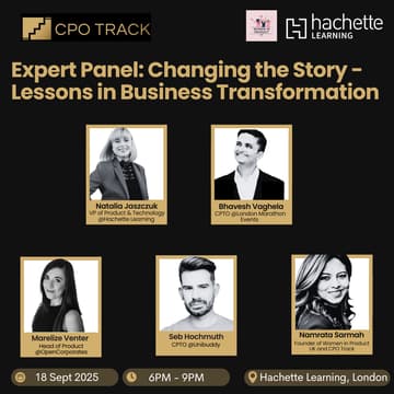 Cover Image for Expert Panel: Changing the Story - Lessons in Business Transformation 🚀