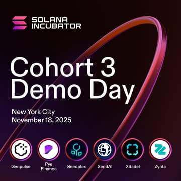 Cover Image for Solana Incubator Demo Day (Cohort 3)