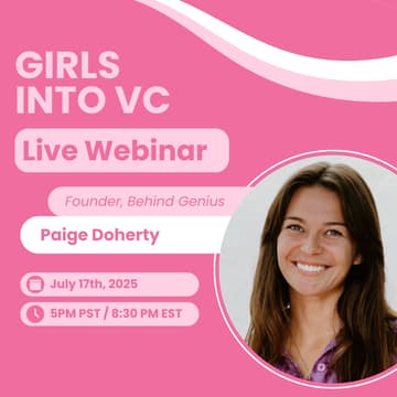 Cover Image for Demystifying Venture: A Fireside Chat with Paige Finn Doherty