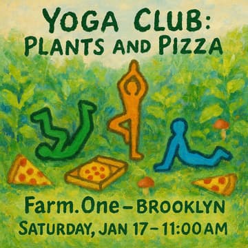 Cover Image for Yoga Club: Plants and Pizza (Prospect Heights)