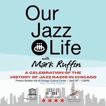 Cover Image for Our Jazz Life:  A Celebration of the History of Jazz Radio in Chicago