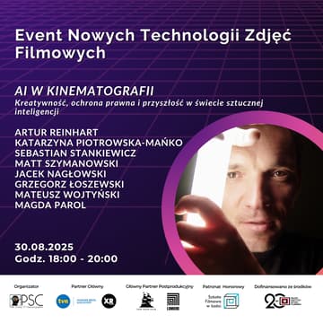 Cover Image for AI W KINEMATOGRAFII - Kreatywność, ochrona praw i przyszłośc w świecie sztucznej inteligencji.