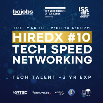 Cover Image for HiredX #10 - Tech Speed Networking (Candidates)
