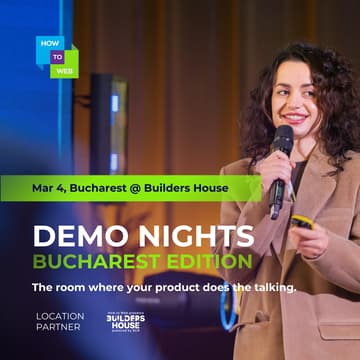 Cover Image for DEMO NIGHTS by How to Web #1 [Bucharest Edition]