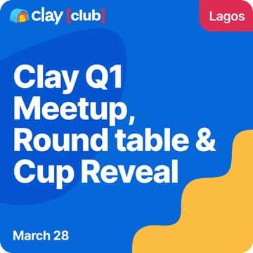 Cover Image for Clay Q1 Meetup, Roundtable & Cup Reveal