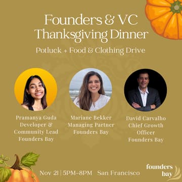 Cover Image for Founders Bay Thanksgiving Dinner @ Focus Innovation Studio | Potluck + Food & Clothing Drive
