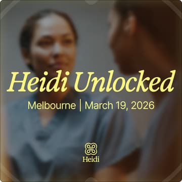 Cover Image for Heidi Unlocked: Live in Melbourne 2026