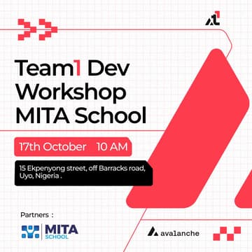 Cover Image for Team1 Developers Workshop, MITA
