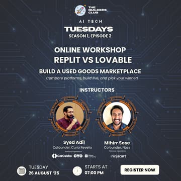 Cover Image for Replit vs Lovable: Build a Used Goods Marketplace #TBCTechTuesdays