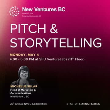 Cover Image for Startup Seminar Series: Pitch & Storytelling