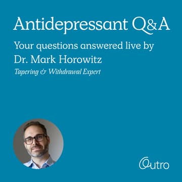 Cover Image for Antidepressants Q&A with Dr. Mark Horowitz
