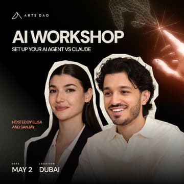 Cover Image for AI Workshop: Set up your AI agent vs Claude | Hosted by Elisa and Sanjay