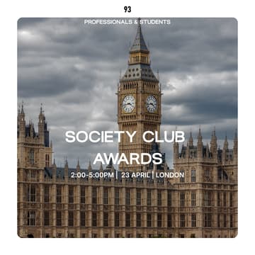 Cover Image for Society Club Awards