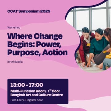 Cover Image for CCAT Symposium Part Two: “Where Change Begins: Power, Purpose, Action” by Aktivasia