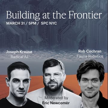 Cover Image for Building at the Frontier: A Panel at SPC NYC
