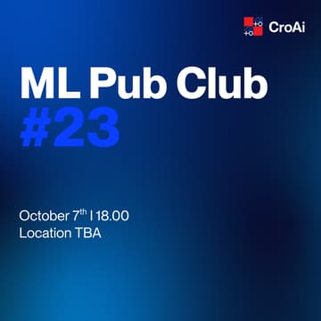 Cover Image for ML Pub Club #23