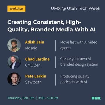 Cover Image for UMX @ Utah Tech Week