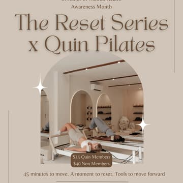 Cover Image for The Reset Series X Quin Pilates