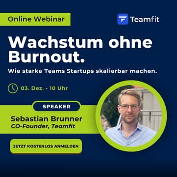 Cover Image for Healthy Hustle - So bleibt dein Team fit, während dein Startup skaliert