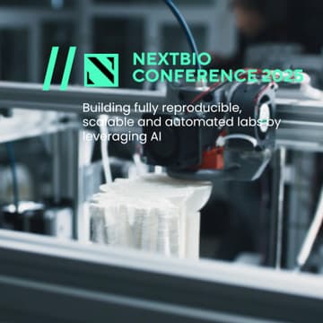 Cover Image for NEXT.BIO 2025 - Building fully reproducible, scalable and automated labs by leveraging AI