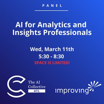 Cover Image for AI for Analytics & Insights Professionals (w/The AI Collective, ATL)