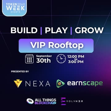 Cover Image for BUILD | PLAY | GROW: VIP ROOFTOP LUNCH | TOKEN2049