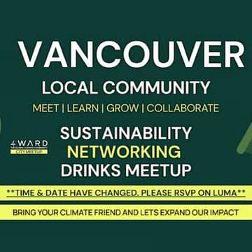 Cover Image for 4WARD Climate & Sustainability Networking Meetup Vancouver