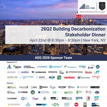 Cover Image for 26Q2 New York Dinner: Building Decarb