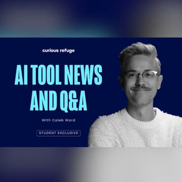 Cover Image for Curious Refuge: AI Tool News + Q&A with Caleb Ward