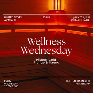 Cover Image for Wellness Wednesday: Reformer Pilates, HIMA Sauna & Ice Bath