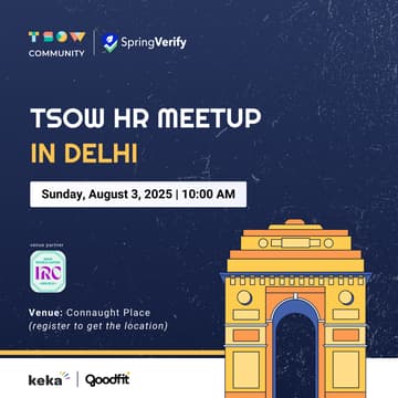 Cover Image for TSOW HR Meetup in Delhi