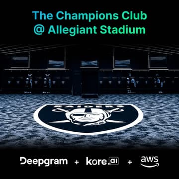 Cover Image for The Champions Club @ Allegiant Stadium | Deepgram, Kore.ai & AWS