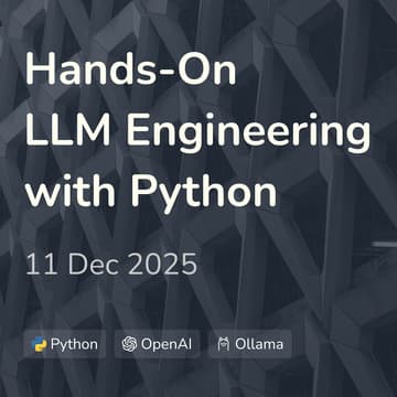 Cover Image for Hands-On LLM Engineering with Python (Part 1)